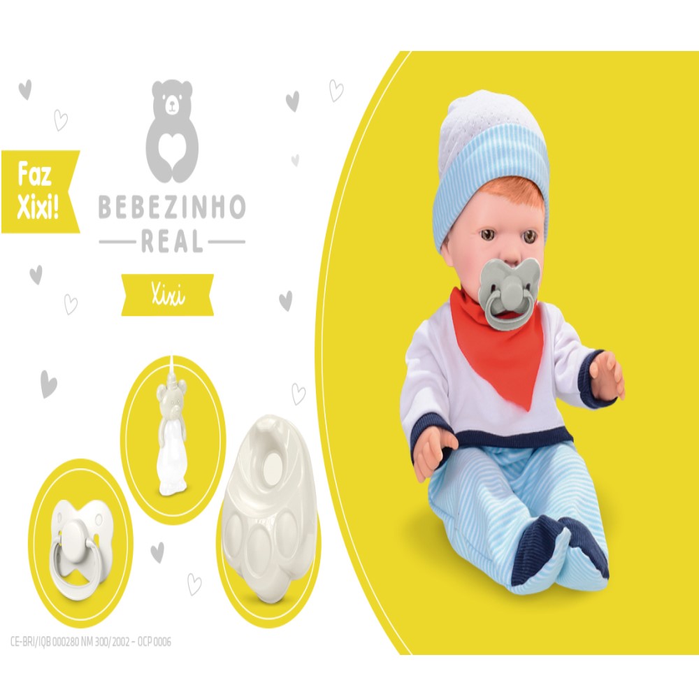 Boneca Bebê Real Branca - Roma